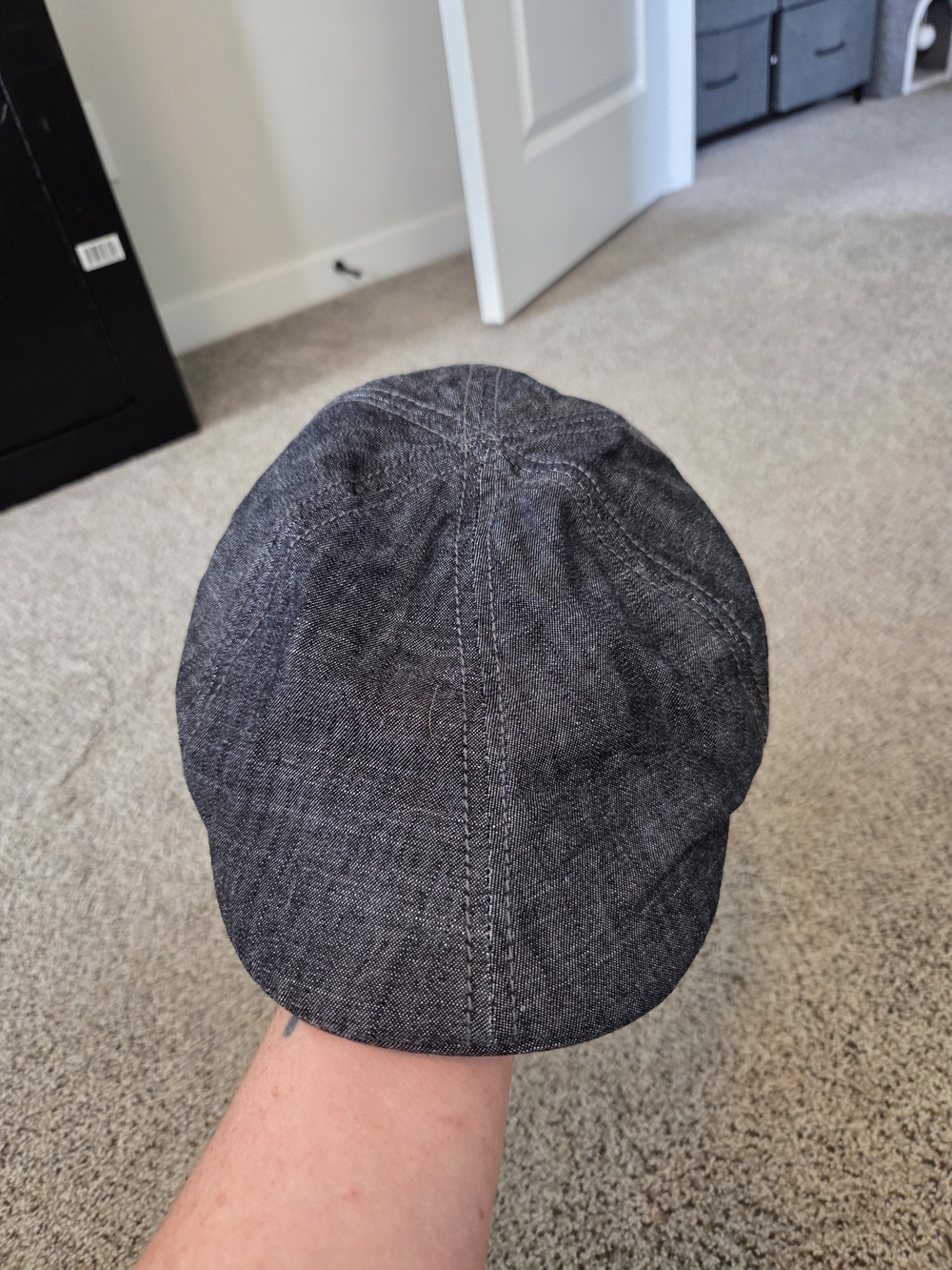 Levi's Dark Gray Newsboy Cap